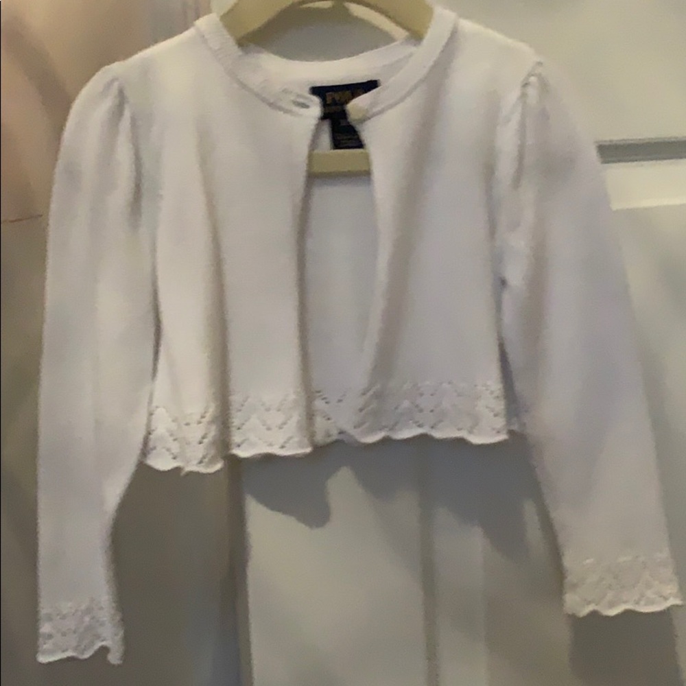 Little Girls Polo Cardigan size 3t